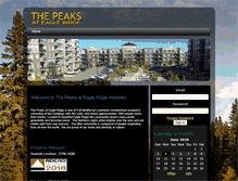 Tablet Screenshot of eagleridgepeaks.com